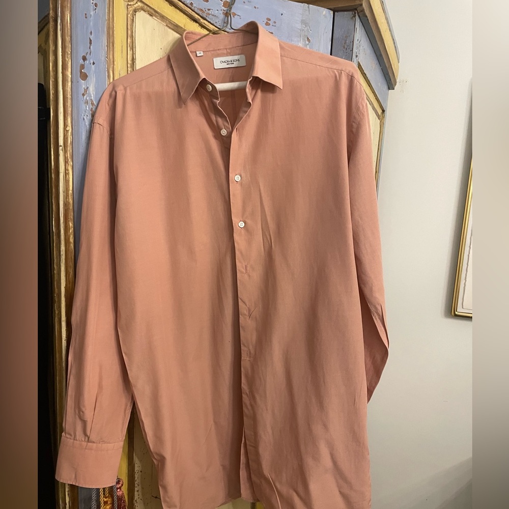 Ovadia & Sons Salmon Button Down